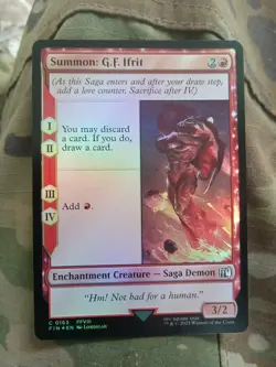 Summon: G.F. Ifrit (Foil) - 0163 - Final Fantasy - MTG - NM/M - Image 1