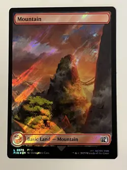 Basic Land Mountain Final Fantasy Surge Foil MTG 0303 - Image 1