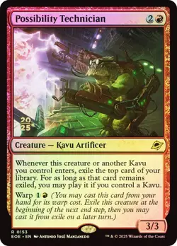 Possibility Technician - PRERELEASE FOIL - Edge of Eternities EOE - 0153 - MTG  - Image 1