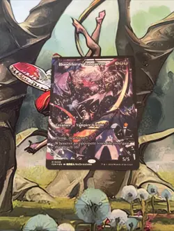 MTG: Bloodthirsty Conqueror (0426) Foundations Borderless Foil PR0XY - Image 2