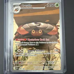 Crustle 186/182 English Destined Rivals Illustration Rare Pokemon - Image 1