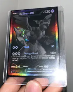 Zekrom ex 172/086 Sv: Black Bolt Holofoil Near Mint Pokemon - Image 1
