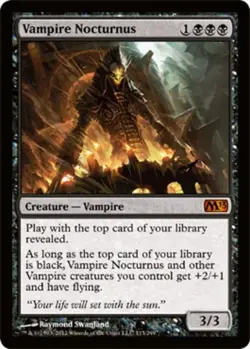 Vampire Nocturnus - Magic 2013 (M13) #113/249 MTG Magic The Gathering - Image 2