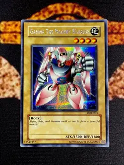 ðŸ”¥YUGIOH â€¢ GAMMA THE MAGNET WARRIOR â€¢ PRISMATIC SECRET RARE â€¢ DOR-003 â€¢ VLPðŸ”¥ - Image 1