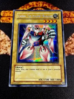 ðŸ”¥YUGIOH â€¢ GAMMA THE MAGNET WARRIOR â€¢ PRISMATIC SECRET RARE â€¢ DOR-003 â€¢ VLPðŸ”¥ - Image 2