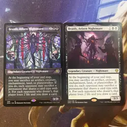 MTG / Braids, Arisen Nightmare X 2 / Showcase & Non Showcase / Nm & Never Played - Image 1