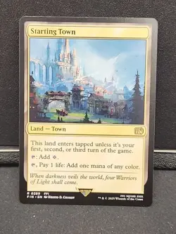 Starting Town Final Fantasy Regular RARE - Image 1