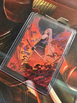 Mtg Nibelheim Aflame Art Card GS Signature - Final Fantasy + Bonus Foils - Image 2
