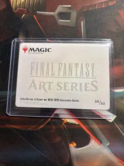 Mtg Nibelheim Aflame Art Card GS Signature - Final Fantasy + Bonus Foils - Image 8