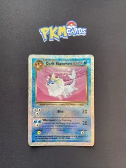 Pokemon TCG Dark Vaporeon Legendary Collection 9/110 Reverse Holo Rare HP. - Image 1