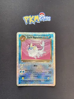 Pokemon TCG Dark Vaporeon Legendary Collection 9/110 Reverse Holo Rare HP. - Image 6
