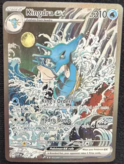 Pokemon TCG - Kingdra ex 131 - Scarlet & Violet Black Star Promo Card - NM - Image 1
