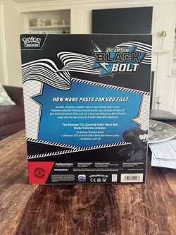 Pokémon TCG: Scarlet & Violet - Black Bolt Binder Collection - Factory Sealed - Image 2