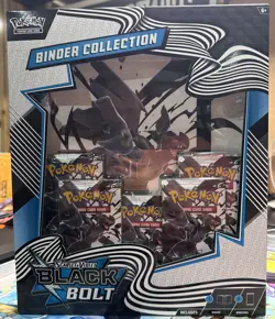 Pokémon TCG: Scarlet & Violet - Black Bolt Binder Collection - Factory Sealed - Image 2