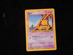 Abra Base Set Pokemon-Regular-Lightly Played - Image 1