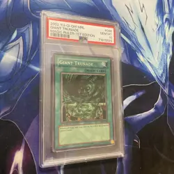 Yugioh! Giant Trunade MRL-048 Super Rare 1st Edition PSA 10 GEM MT - Image 3