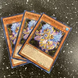 3x Crystron Sulfador 1st Edition Common SUDA-EN020 Yu-Gi-Oh! - Image 1