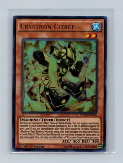 Yugioh Crystron Citree INOV-EN016 Ultra Rare 1st Ed - Image 1