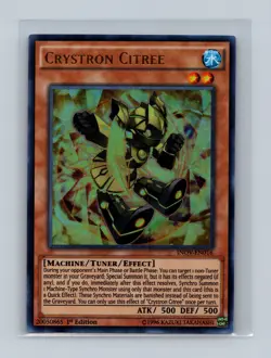 Yugioh Crystron Citree INOV-EN016 Ultra Rare 1st Ed - Image 3