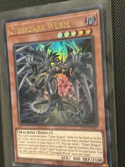 Yu-Gi-Oh TCG ALIN-EN027 Cyberdark Wurm 1st Edition Ultra Rare Card - Image 2