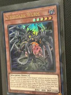 Yu-Gi-Oh TCG ALIN-EN027 Cyberdark Wurm 1st Edition Ultra Rare Card - Image 4