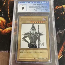 Cgc 9 2008 Yugioh Dark Magician Japanese Shonen Jump Magazine Promo WJMP-JP012 - Image 3