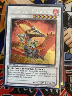 Lavalval Dragun - HA06-EN048 - Secret Rare 1st Edition Yugioh - Image 1