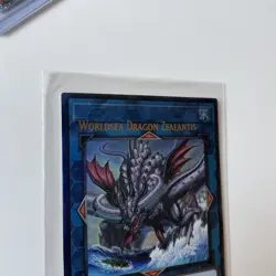 Yu-Gi-Oh Error Misprint Worldsea Dragon Zealantis Rare Holo RA04-EN082 Near Mint - Image 2