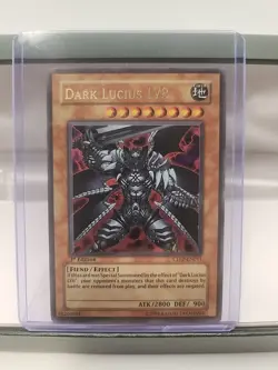 Dark Lucius LV8 NM 1st Edition Ultra Rare CDIP-EN011 Yu-Gi-Oh! TCG See Photos - Image 1