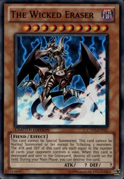 The Wicked Eraser Ltd Ed Super CT07-EN011  Yu-Gi-Oh! - Image 1