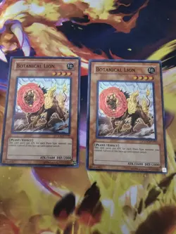 x2 Yugioh Botanical Lion CSOC-EN099 Super Rare NM - Image 1