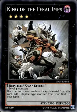 King Of The Feral Imps - LTGY-EN056 - NM - YuGiOh - Image 1