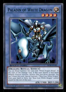 Paladin of White Dragon Speed Duel: Battle City Box #SBCB-EN185 LP - Image 1