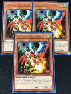YUGIOH DROLL & LOCK BIRD TAMA-EN047 1ST RARE X3 (NM) - Image 2