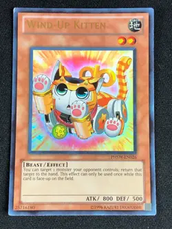YUGIOH WIND-UP KITTEN PHSW-EN026 ULTRA LP - Image 1