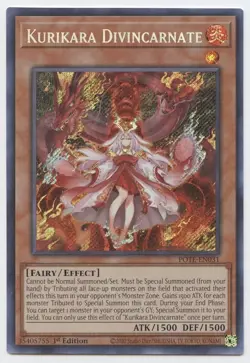 Kurikara Divincarnate POTE-EN031 Secret Rare Card Yu-Gi-Oh! - Image 2