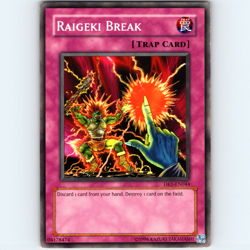Yugioh Raigeki Break DR1-EN044 Unlimited Short Print Common - VLP-NM - Image 3