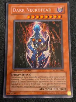 Yu-Gi-Oh! Dark Necrofear MC1-EN005 Limited Edition Secret Rare LP - Image 1