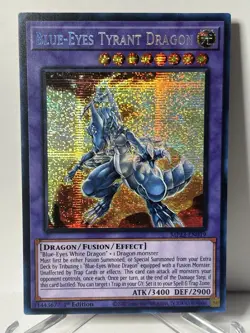 Blue-Eyes Tyrant Dragon MP23-EN019 Yu-Gi-Oh TCG  NM/MINT Prismatic Secret Rare - Image 1