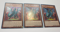 3 x Timaeus the United Dragon MP23-EN003 - Prismatic Secret Rare YuGiOh Playset - Image 4