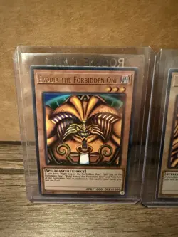 Yu-Gi-Oh! TCG Exodia The Forbidden One And Left Arm Lot Ultra Rare 25th LOB - Image 2