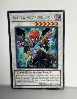 Yugioh  Blackwing Armed Wing 1st Edition Super Rare RGBT-EN041 - Image 7