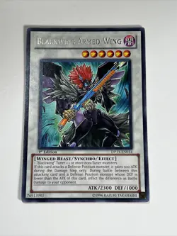 Yugioh  Blackwing Armed Wing 1st Edition Super Rare RGBT-EN041 - Image 9