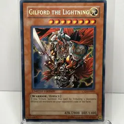 YUGIOH GILFORD THE LIGHTNING CT2-EN001 SECRET Damage - Image 6