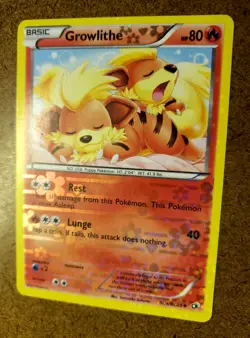 TCG POKEMON GROWLITHE Legendary Treasures Radiant Collection FULL ART #RC04/RC25 - Image 1