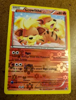 TCG POKEMON GROWLITHE Legendary Treasures Radiant Collection FULL ART #RC04/RC25 - Image 2