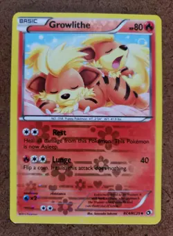 TCG POKEMON GROWLITHE Legendary Treasures Radiant Collection FULL ART #RC04/RC25 - Image 3