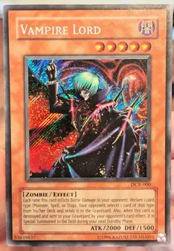 Vampire Lord DCR-000 NM Unlimited [Yu-Gi-Oh! Dark Crisis, 2003 Original Print] - Image 3