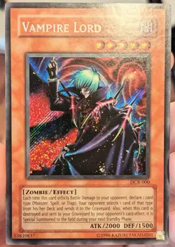 Vampire Lord DCR-000 NM Unlimited [Yu-Gi-Oh! Dark Crisis, 2003 Original Print] - Image 6