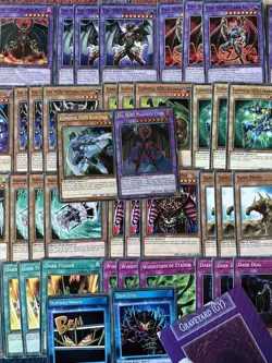 YuGiOh Supreme King Jaden Evil Hero Fusion Deck &Secret Rare Collection+Game Mat - Image 3